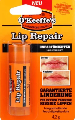 O Keeffe s Lip Repair Lippenbalsam Unparfümiert 4,2 G