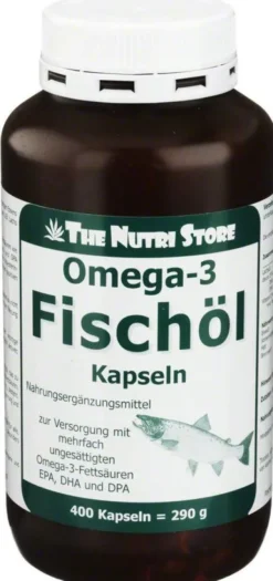Omega 3 Fischöl 400 Kapseln 500 mg