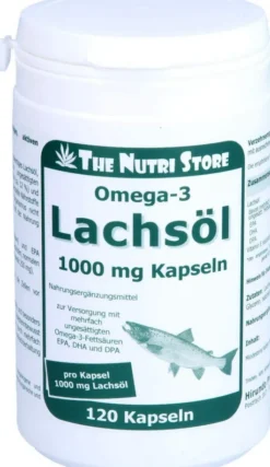 Omega 3 Lachsöl 1000 mg 120 Kapseln