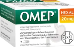 Omep Hexal 20 mg 7 magensaftresistente Kapseln