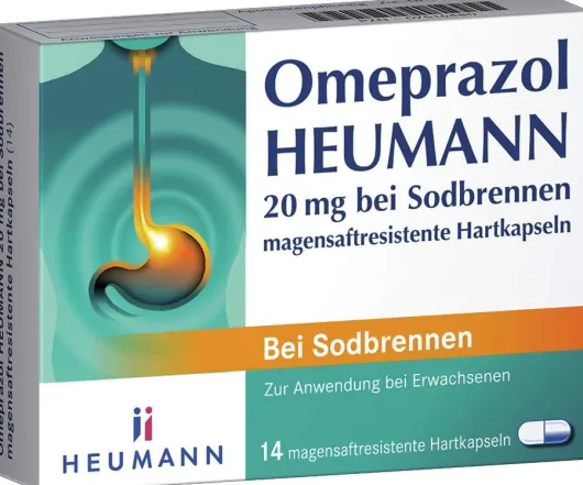 Omeprazol Heumann 20 mg 14 magensaftresistente Kapseln