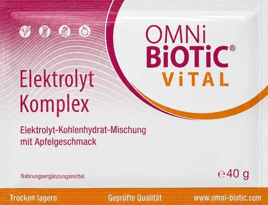 Omni Biotic Vital Elektrolyt Komplex mit Apfelgeschmack 1 x 40 g Sachet