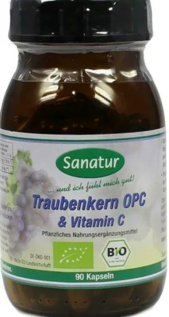 Opc Traubenkern und Vitamin C 90 Kapseln