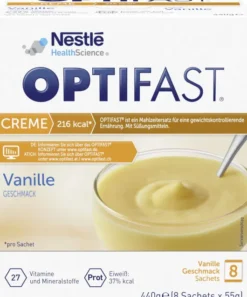 Optifast Creme Vanille 8 X 55 G Pulver