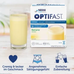 Optifast Drink Banane 8 X 55 G Pulver