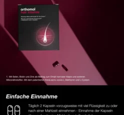 Orthomol Hair Intense Kapseln 90 Tagesportionen
