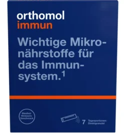 Orthomol Immun Direktgranulat Himbeer-Menthol 7 Beutel