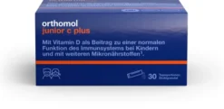 Orthomol Junior C Plus Granulat Himbeer-Limette 30 Stück