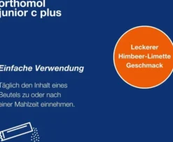 Orthomol Junior C Plus Granulat Himbeer-Limette 30 Stück
