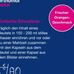 Orthomol Natal Granulat-Kapseln 30 Beutel 1 Kombipackung