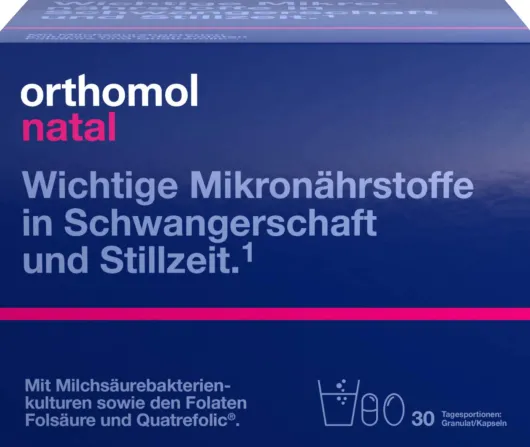 Orthomol Natal Granulat-Kapseln 30 Beutel 1 Kombipackung