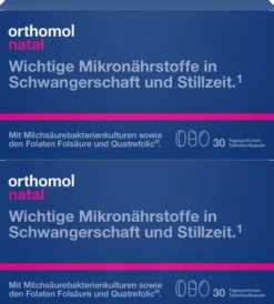 Orthomol Natal Tabletten-Kapseln Kombipackung 2 x 30 Portionen