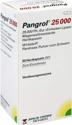 Pangrol 25000 50 Hartkapseln Mit Magensaftresistenten Überzug
