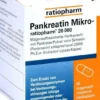 Pankreatin Mikro Ratiop.20000 50 Magensaftresistente Hartkapseln