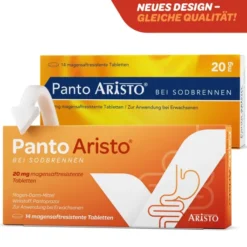 Panto Aristo bei Sodbrennen 20 mg 14 magensaftresistente Tabletten