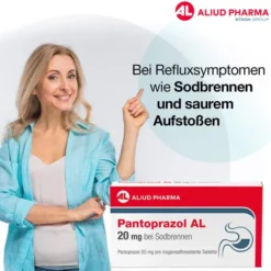 Pantoprazol Al 20 mg bei Sodbrennen 14 magensaftresistente Tabletten