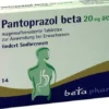 Pantoprazol Beta 20 mg Acid 14 Magensaftresistente Tabletten
