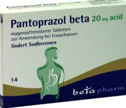 Pantoprazol Beta 20 mg Acid 14 Magensaftresistente Tabletten