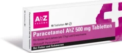 Paracetamol Abz 500 mg 10 Tabletten