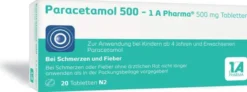 Paracetamol 500 1A Pharma 20 Tabletten