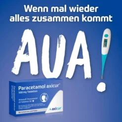 Paracetamol Axicur 500 mg 20 Tabletten