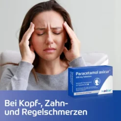 Paracetamol Axicur 500 mg 20 Tabletten