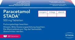 Paracetamol Stada 500 mg 20 Tabletten