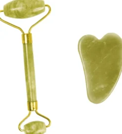 Peach Beauty Natural Jade Roller Massagegerät Set
