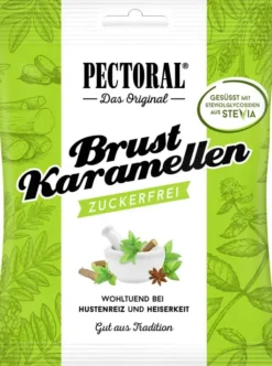 Pectoral Brustkaramellen Zuckerfrei Beutel 60 G
