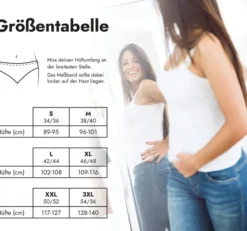 Perioden Spitzenslip Größe 34-36 (S)