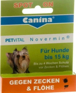 Petvital Novermin Flüssig Für Hunde Bis 15 KG 2 ml
