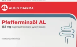 Pfefferminzöl AL 182 mg magensaftresistente Weichkapseln 60 Stück