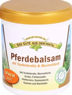 Pferdebalsam Mit Teufelskralle und Murmeltieröl 500 ml