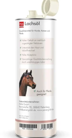 Pha Lachsöl Für Hunde, Katzen und Pferde 500 ml
