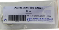 Pinzette Splitter Spitz Mit Lupe 8 cm