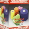 Pressotherm Kohäsive Bandage 8 cm X 4 M Weiß