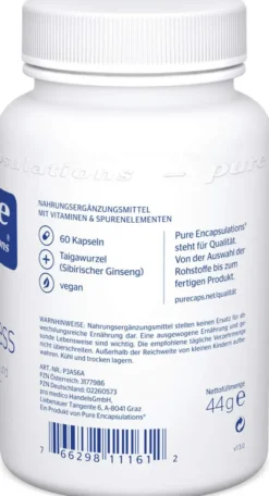 Pure Encapsulations Anti Stress Pure 365 60 Kapseln