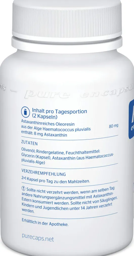Pure Encapsulations Astaxanthin 60 Kapseln