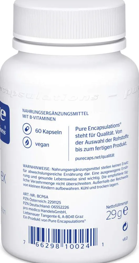 Pure Encapsulations B Complex Plus Kapseln 60 Kapseln