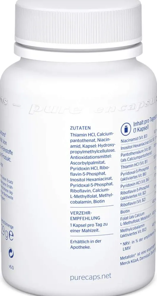 Pure Encapsulations B Complex Plus Kapseln 60 Kapseln