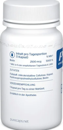 Pure Encapsulations Biotin 2,5 mg Kapseln