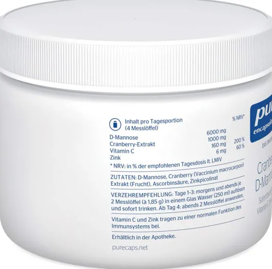 Pure Encapsulations Cranberry D-Mannose 37 G Pulver