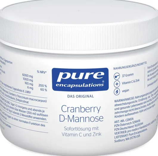 Pure Encapsulations Cranberry D-Mannose 37 G Pulver