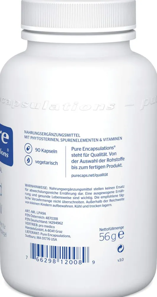 Pure Encapsulations Lipid Aktiv 90 Kapseln