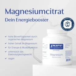 Pure Encapsulations Magnesiumcitrat 180 Kapseln