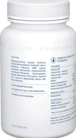 Pure Encapsulations Meno Formel 60 Kapseln