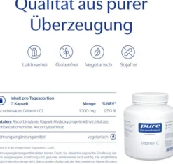 Pure Encapsulations Vitamin C 250 Kapseln