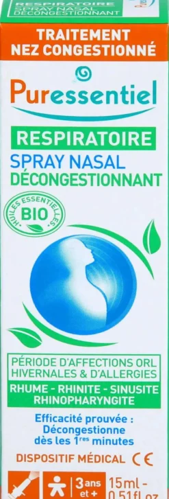 Puressentiel Atemwege Abschwellendes Nasenspray 15 ml
