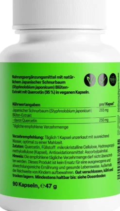 Quercetin 250 mg 90 Kapseln