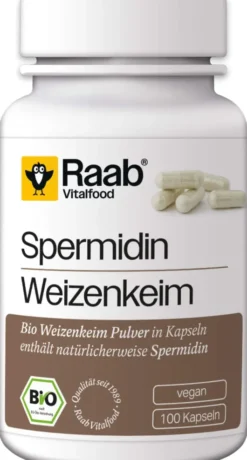 Raab Vitalfood Bio Spermidin 100 Kapseln